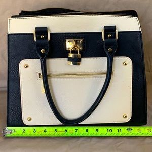 Black and beige Purse